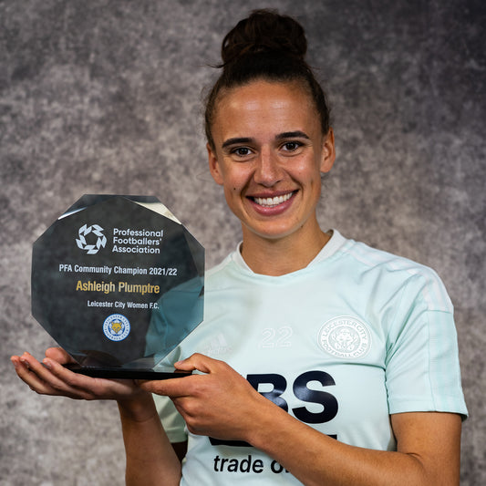 Ashleigh Plumptre wins Leicester City Women's PFA Community Award