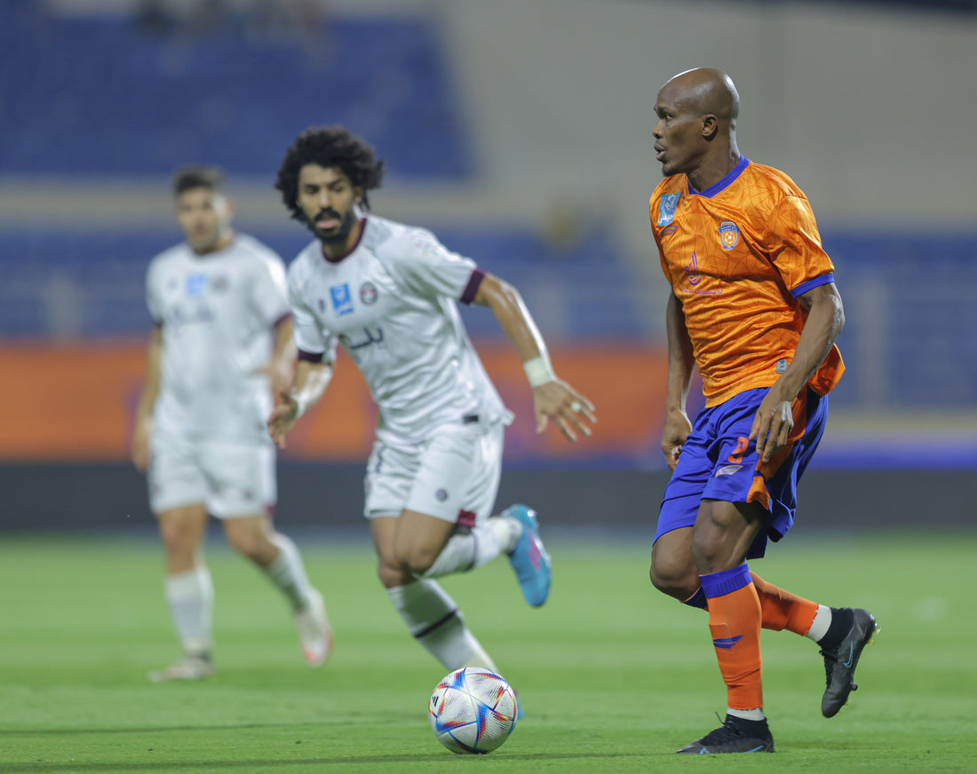 Anthony Nwakaeme in action for Al-Fayha against Al-Adalah in the Saudi Professional League