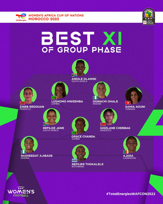 Ajibade and Ohale named in WAFCON Group Phase Best XI