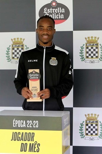 Bruno Onyemaechi is Boavista's Player of the Month for March