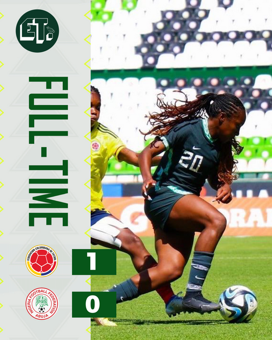 Super Falcons fall to defeat against Colombia