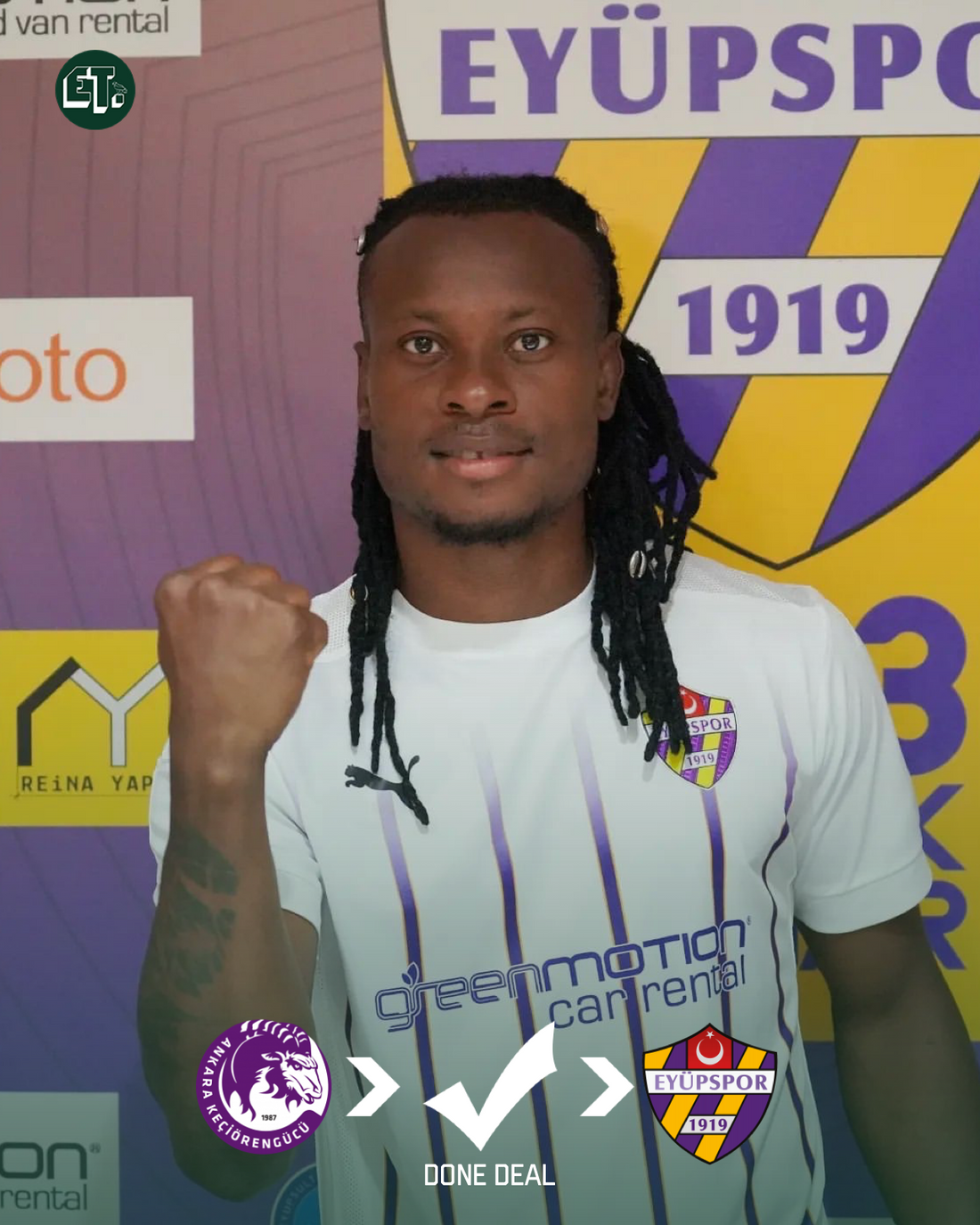 Emeka Eze joins Turkish 1.Lig club Eyüpspor