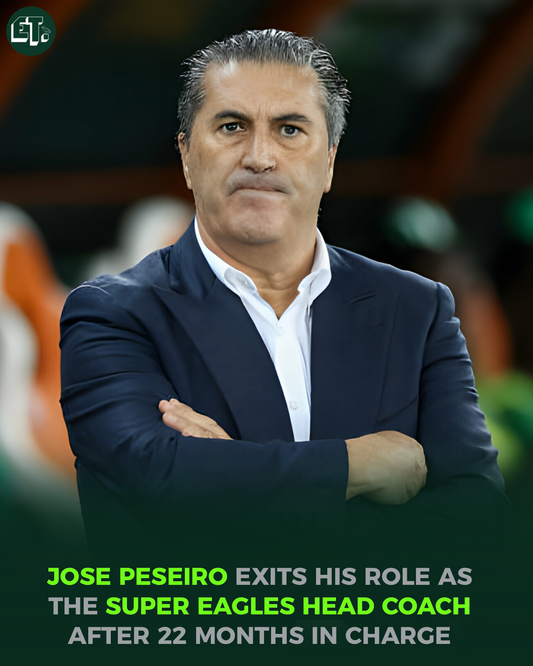 Official: Jose Peseiro leaves role as Super Eagles head coach