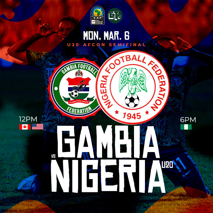 Nigeria to face Gambia in U-20 AFCON semifinal