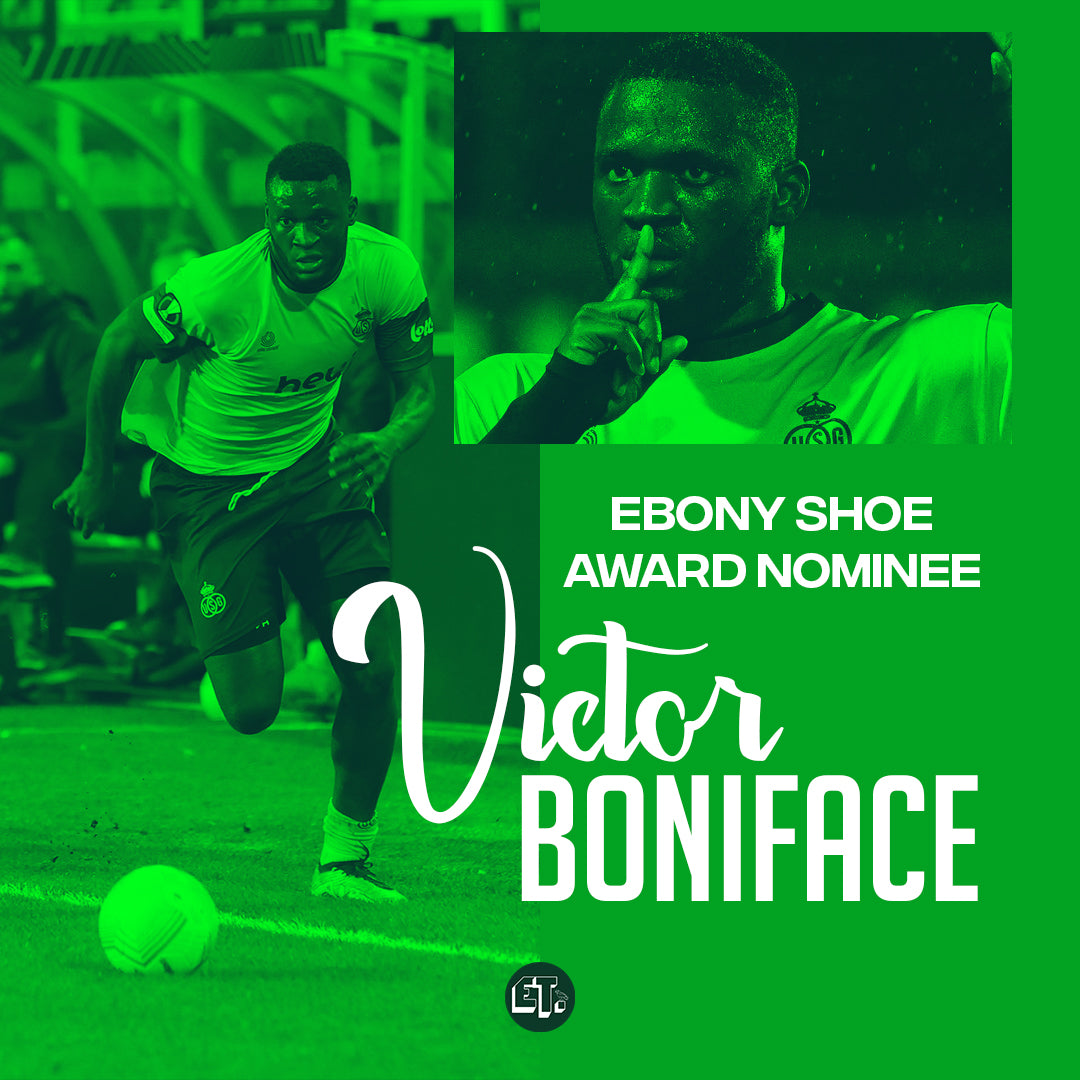 Victor Boniface and Gift Orban nominated for prestigious Ebony Shoe Award in Belgium