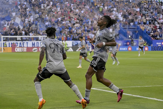 Chinonso Offor celebrates his goal vs Charlotte FC