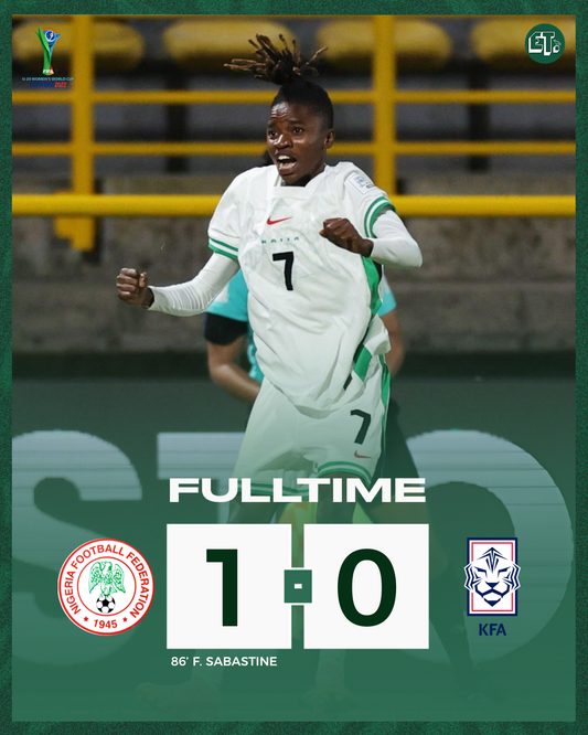 Nigeria 1-0 Korea: Falconets Soar to Victory in FIFA U-20 Women's World Cup Opener