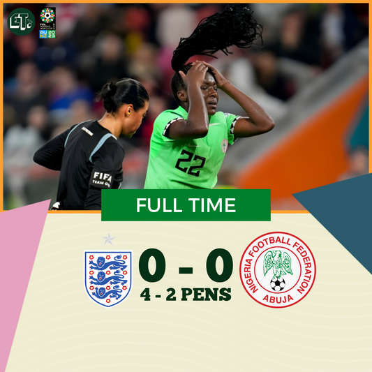 Nigeria 0-0 (2-4 pen.): Super Falcons exit FIFA Women's World Cup