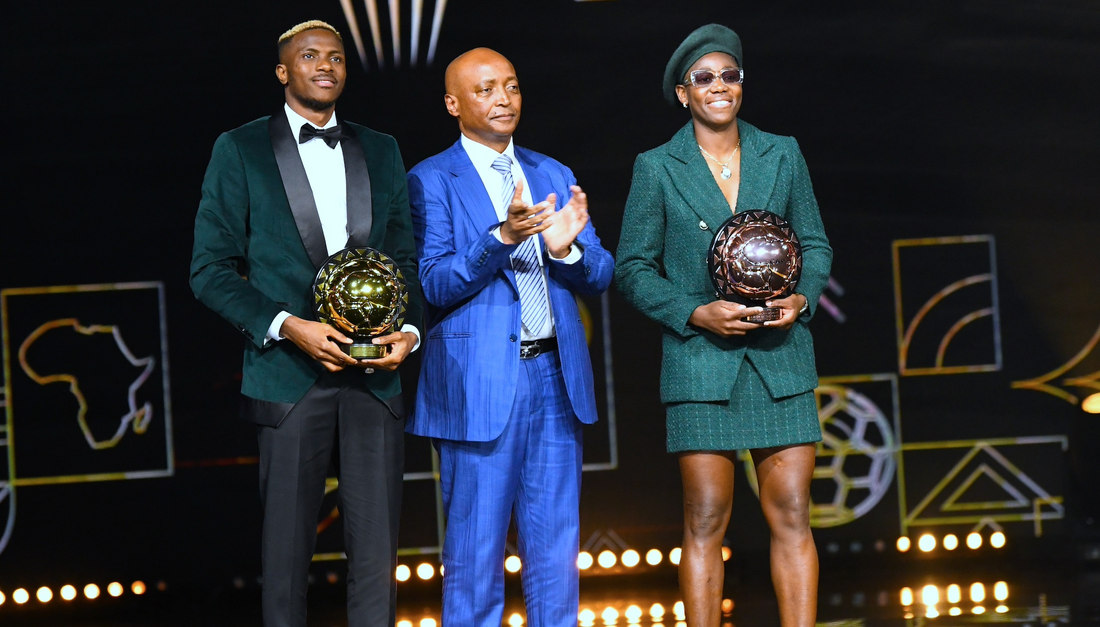 Osimhen, Oshoala and Nnadozie all winners at the CAF Awards 2023