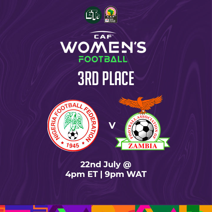 WAFCON 2022: Nigeria to face Zambia in third place playoff