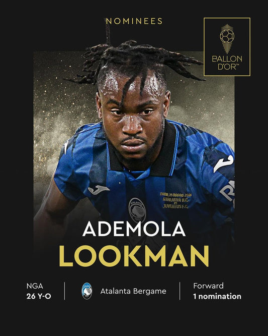 Ademola Lookman is Nominated for the 2024 Ballon d'Or Award