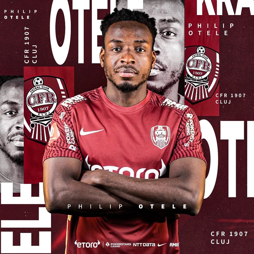 Philip Otele joins CFR Cluj