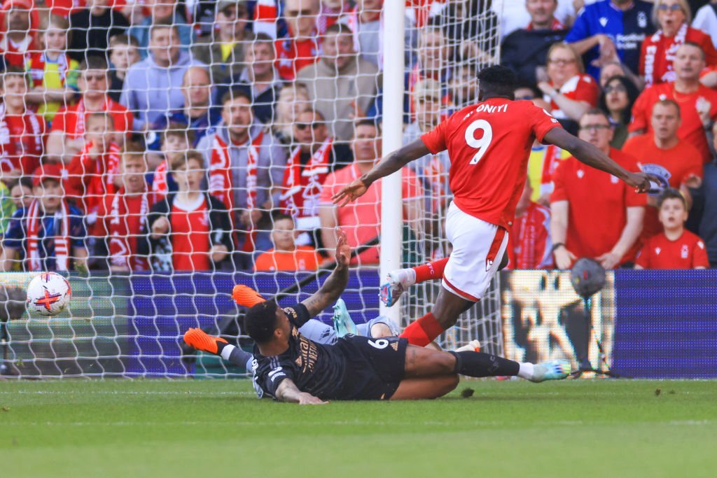Taiwo Awoniyi goal vs Arsenal
