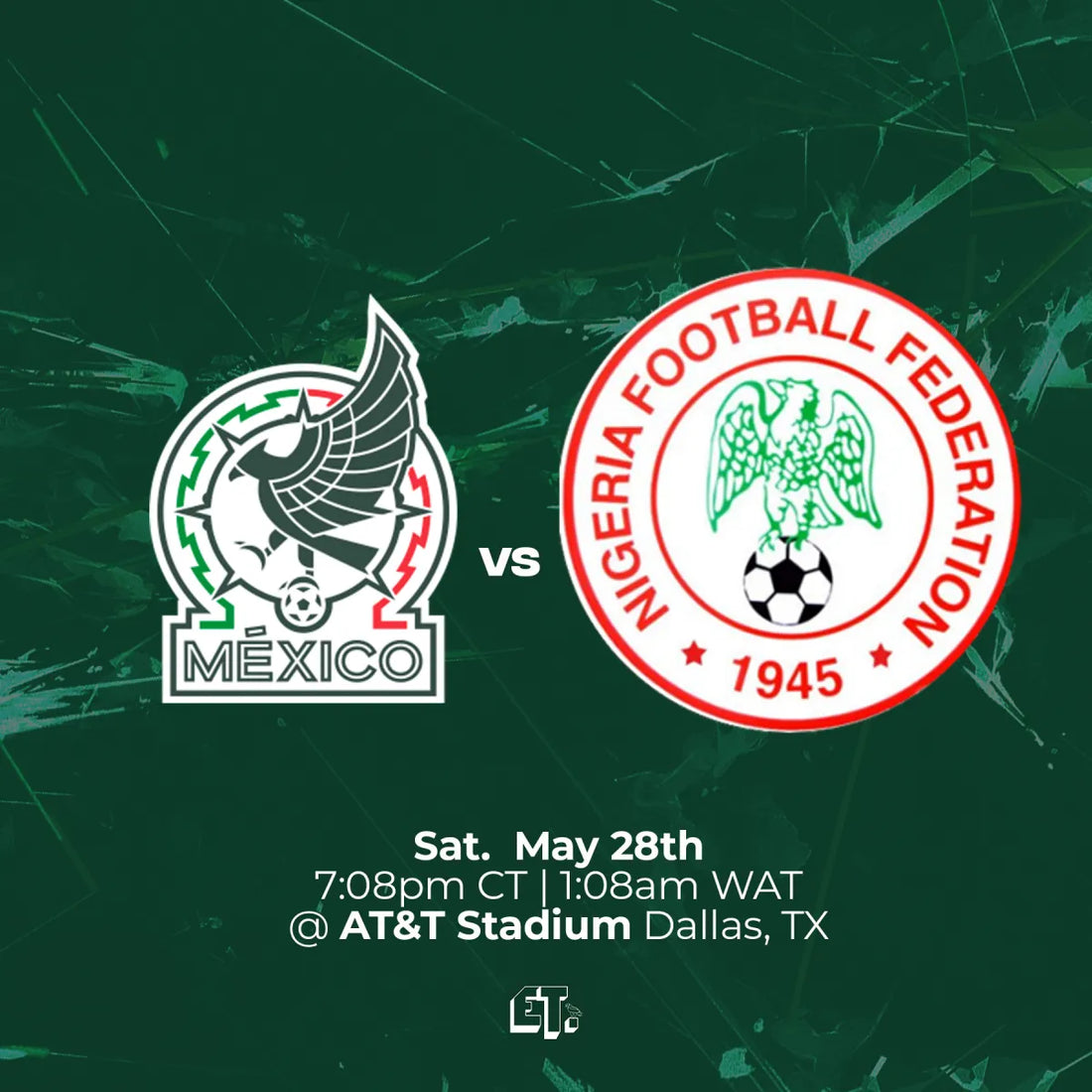 Super Eagles of Nigeria to play Mexico in America