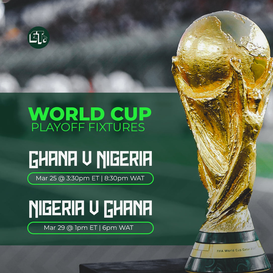 Nigeria vs Ghana World Cup Qualifying Matches